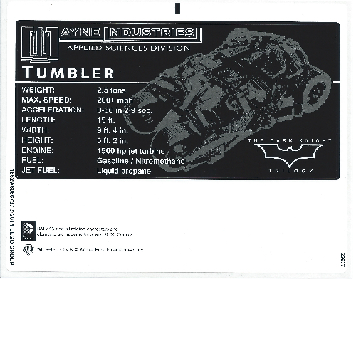 Sticker Sheet 2 for Set 76023-1 ([No Color/Any Color])