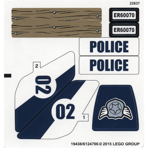 Sticker Sheet for Set 60070-1 ([No Color/Any Color])