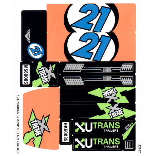 Sticker Sheet for Set 60085-1 ([No Color/Any Color])