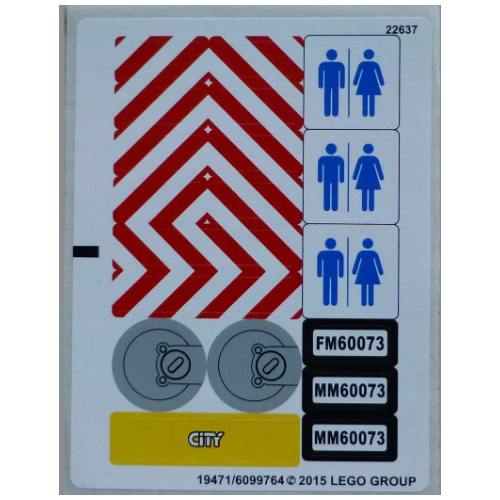 Sticker Sheet for Set 60073-1 ([No Color/Any Color])