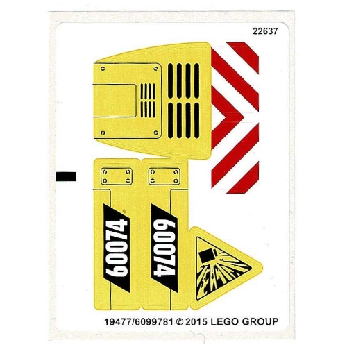 Sticker Sheet for Set 60074-1 ([No Color/Any Color])