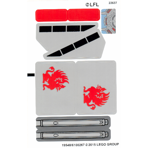 Sticker Sheet for Set 75081-1 ([No Color/Any Color])