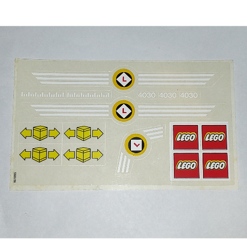 Sticker Sheet for Set 4030-1 ([No Color/Any Color])