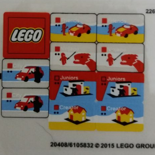 Sticker Sheet for Sets 40145-1, 40305-1, 40359-1 ([No Color/Any Color])