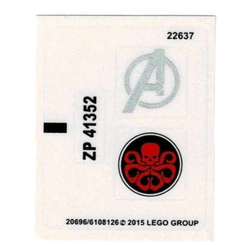 Sticker Sheet for Set 76030-1 ([No Color/Any Color])