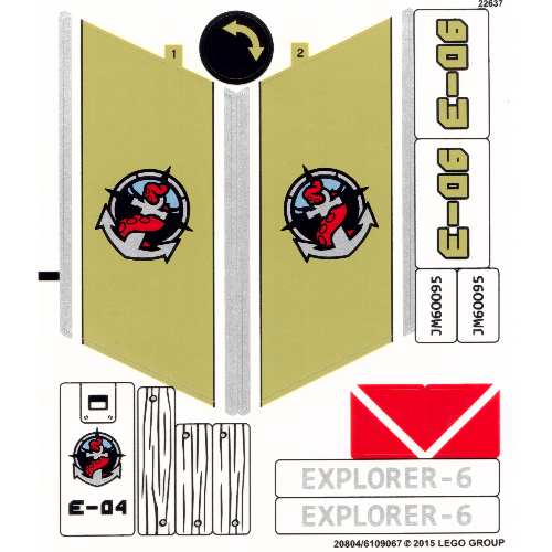 Sticker Sheet for Set 60095-1 ([No Color/Any Color])