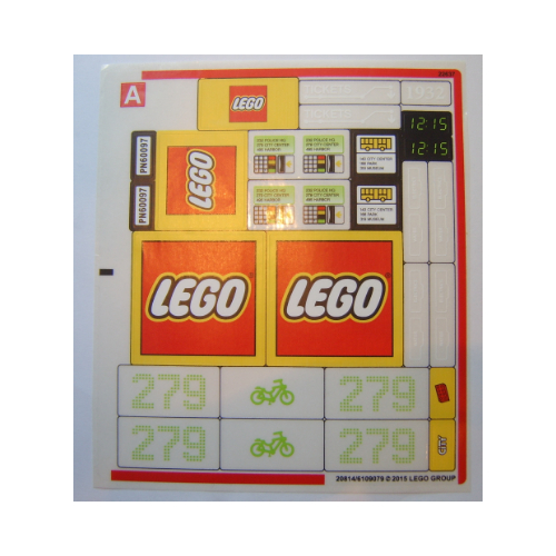 Sticker Sheet 1 for Set 60097-1 ([No Color/Any Color])
