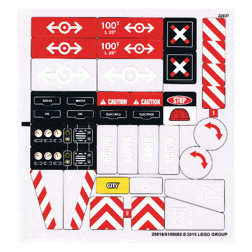 Sticker Sheet for Set 60098-1 ([No Color/Any Color])