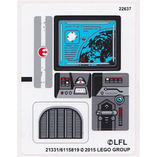 Sticker Sheet for Set 75094-1 ([No Color/Any Color])