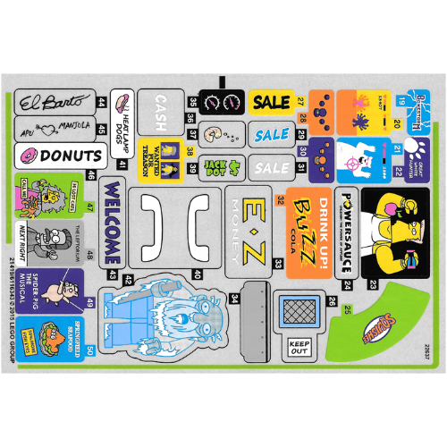 Sticker Sheet 2 for Set 71016-1 ([No Color/Any Color])