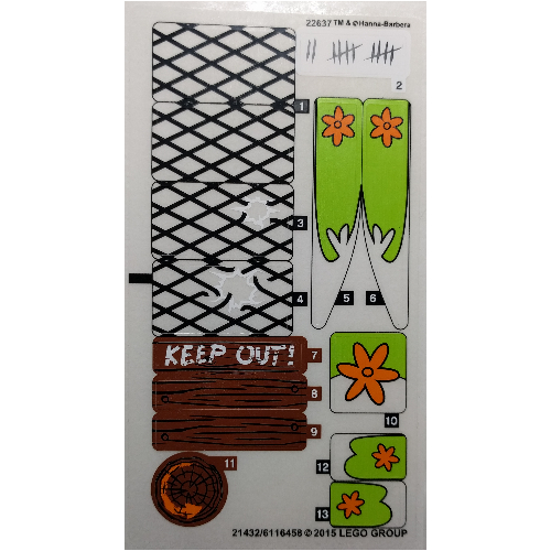 Sticker Sheet for Set 75903-1 ([No Color/Any Color])