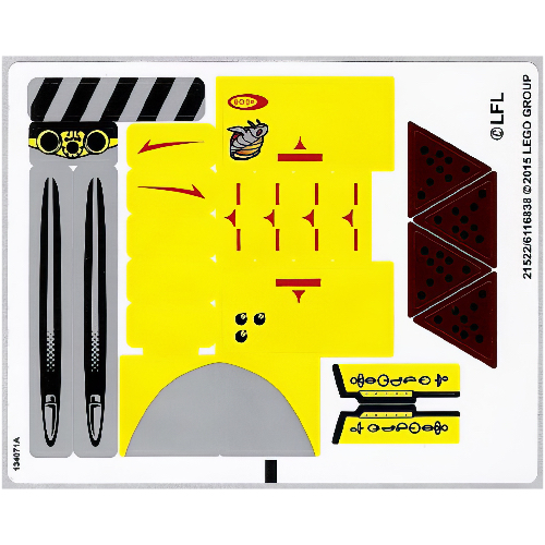 Sticker Sheet for Set 75092-1 ([No Color/Any Color])