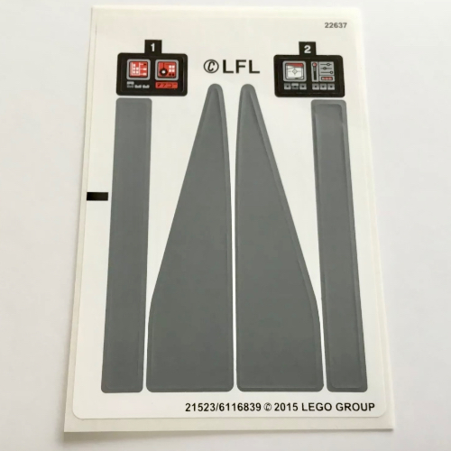 Sticker Sheet for Set 75096-1 ([No Color/Any Color])
