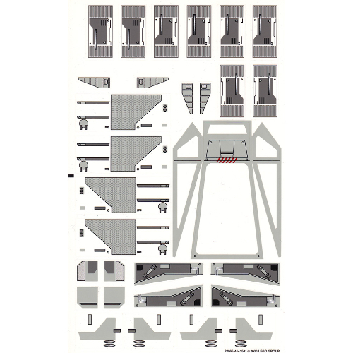 Sticker Sheet 1 for Set 7191-1 ([No Color/Any Color])