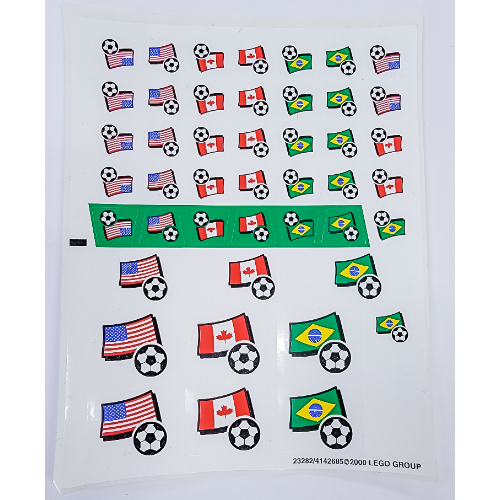Sticker Sheet 2 for Set 3411-1 ([No Color/Any Color])