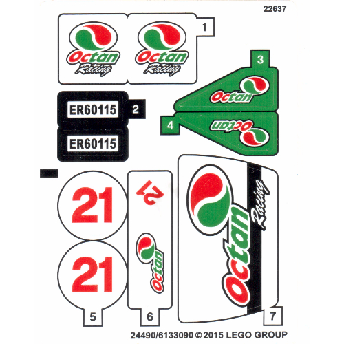 Sticker Sheet for Set 60115-1 ([No Color/Any Color])