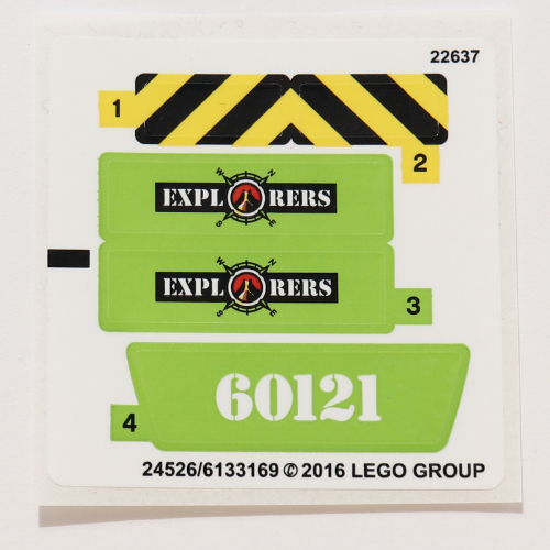 Sticker Sheet for Set 60121-1 ([No Color/Any Color])