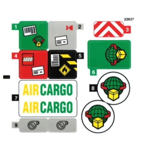 Sticker Sheet for Set 60101-1 ([No Color/Any Color])