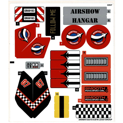 Sticker Sheet for Set 60103-1 ([No Color/Any Color])