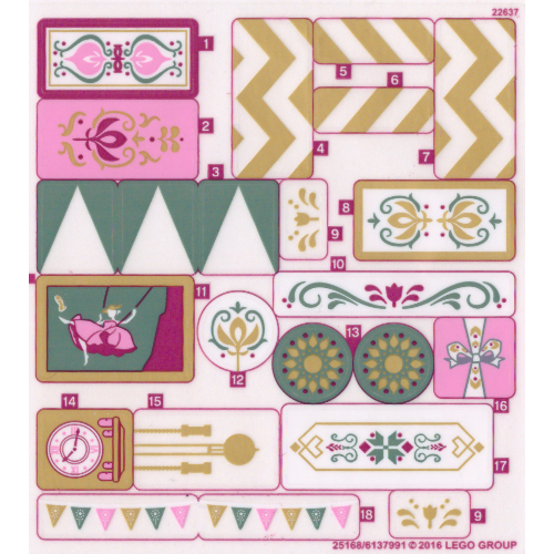 Sticker Sheet for Set 41068-1 ([No Color/Any Color])