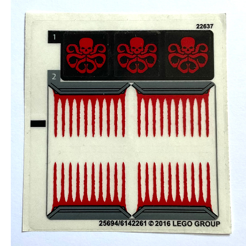 Sticker Sheet for Set 76048-1 ([No Color/Any Color])