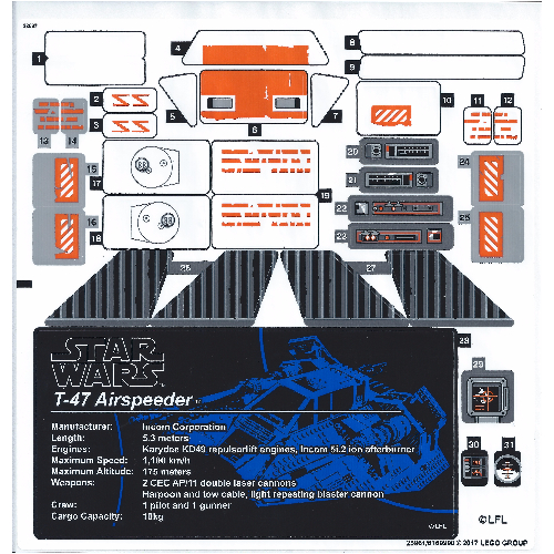 Sticker Sheet for Set 75144-1 ([No Color/Any Color])