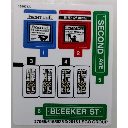 Sticker Sheet for Set 76058-1 ([No Color/Any Color])
