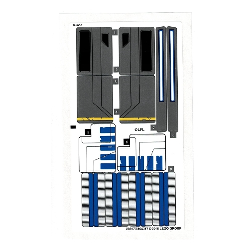 Sticker Sheet for Set 75155-1 ([No Color/Any Color])