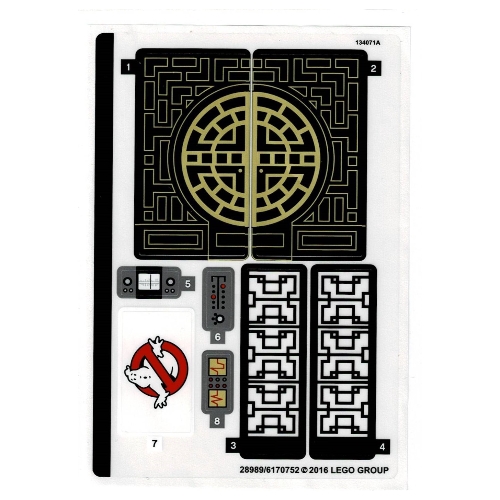 Sticker Sheet for Set 71242-1 ([No Color/Any Color])