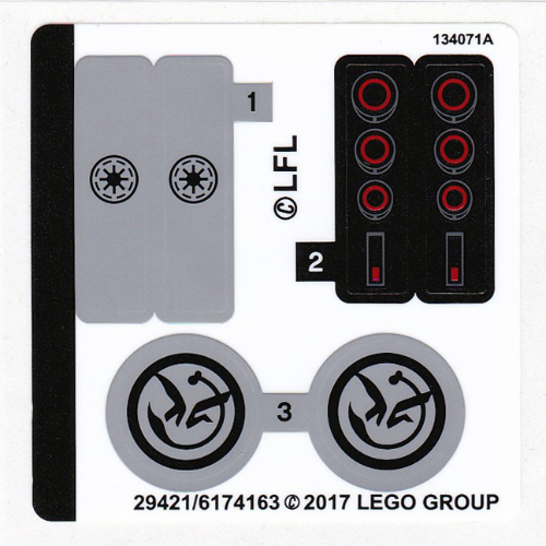 Sticker Sheet for Set 75168-1 ([No Color/Any Color])