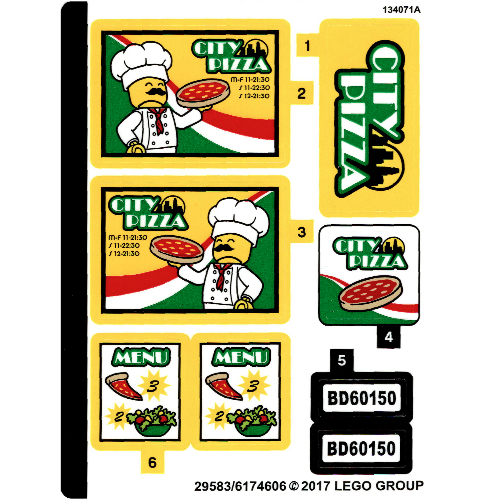 Sticker Sheet for Set 60150-1 ([No Color/Any Color])