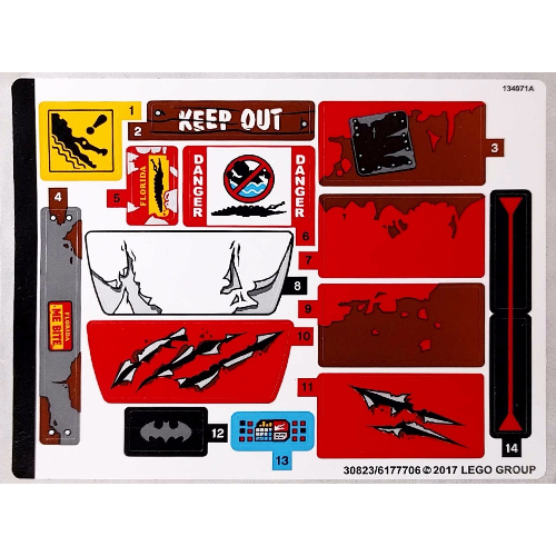 Sticker Sheet for Set 70907-1 ([No Color/Any Color])