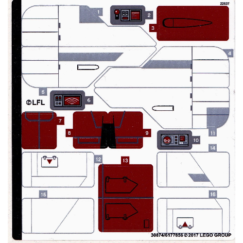 Sticker Sheet for Set 75175-1 ([No Color/Any Color])