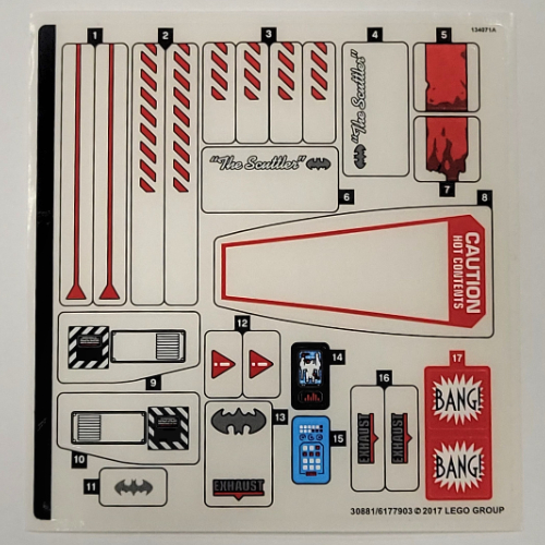 Sticker Sheet for Set 70908-1 ([No Color/Any Color])