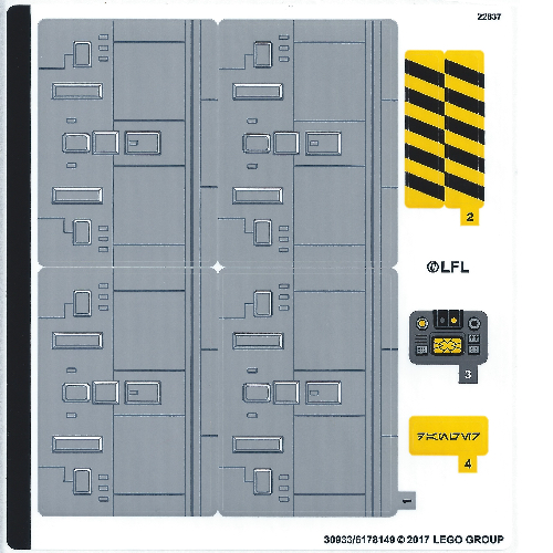 Sticker Sheet for Set 75172-1 ([No Color/Any Color])