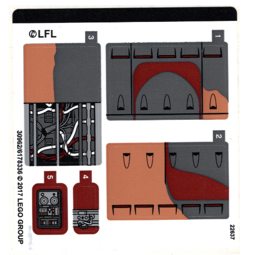 Sticker Sheet for Set 75173-1 ([No Color/Any Color])