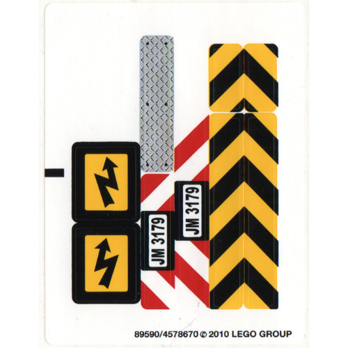 Sticker Sheet for Set 3179-1 ([No Color/Any Color])
