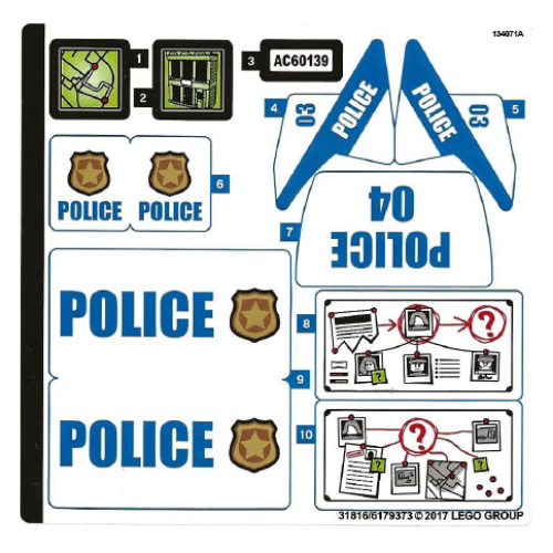 Sticker Sheet for Set 60139-1 ([No Color/Any Color])