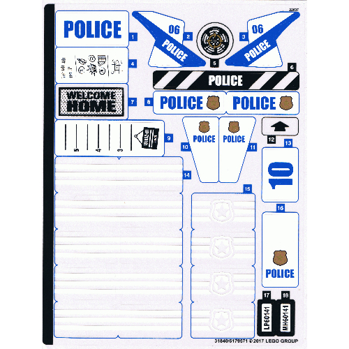 Sticker Sheet for Set 60141-1 ([No Color/Any Color])