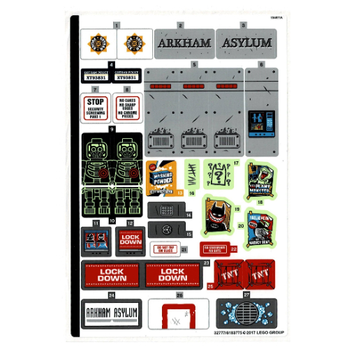 Sticker Sheet for Set 70912-1 ([No Color/Any Color])