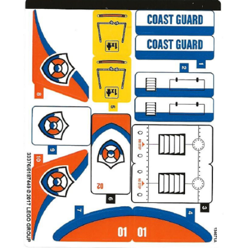 Sticker Sheet for Set 6016401-1 ([No Color/Any Color])