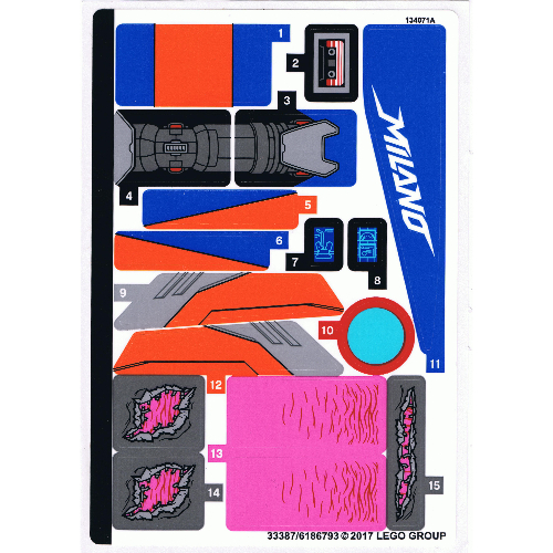 Sticker Sheet for Set 76081-1 ([No Color/Any Color])