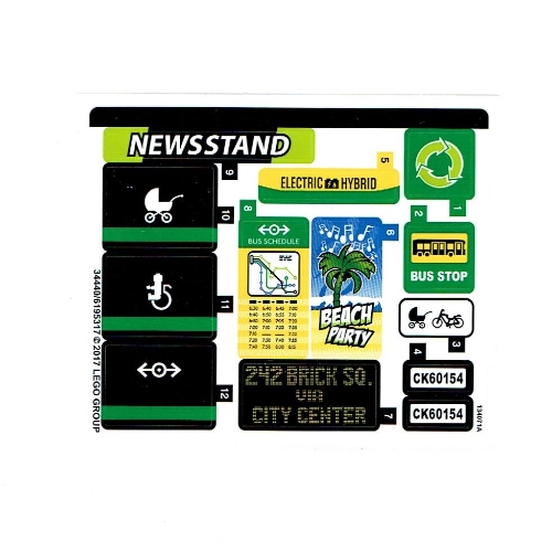 Sticker Sheet for Set 60154-1 ([No Color/Any Color])