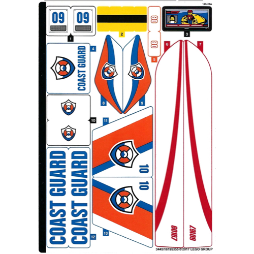 Sticker Sheet for Set 60167-1 ([No Color/Any Color])