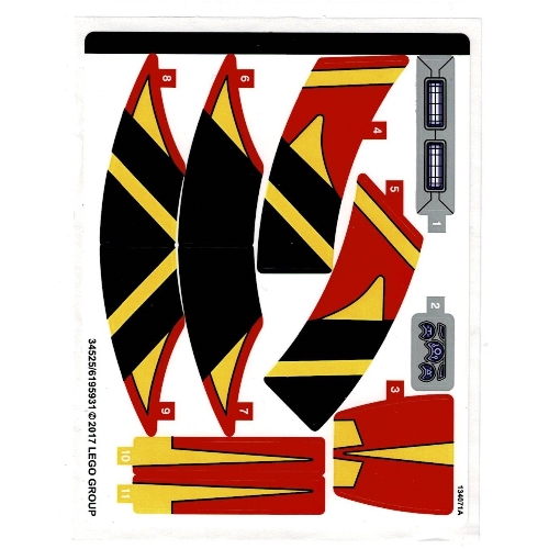Sticker Sheet for Set 76084-1 ([No Color/Any Color])