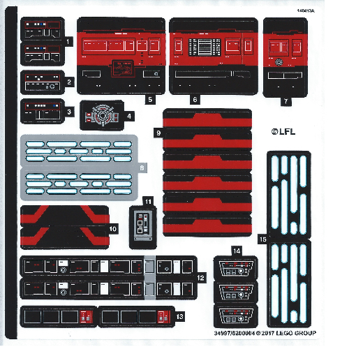 Sticker Sheet for Set 75190-1 ([No Color/Any Color])