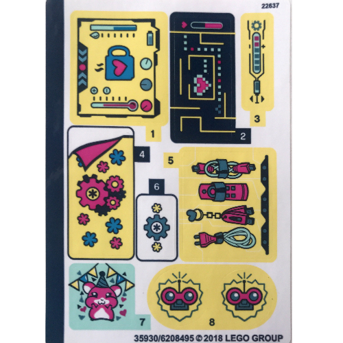 Sticker Sheet for Set 41329-1 ([No Color/Any Color])