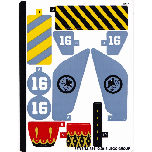 Sticker Sheet for Set 70629-1 ([No Color/Any Color])