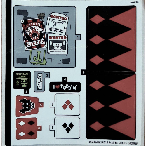 Sticker Sheet for Set 70921-1 ([No Color/Any Color])