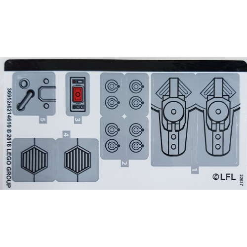 Sticker Sheet for Set 75201-1 ([No Color/Any Color])